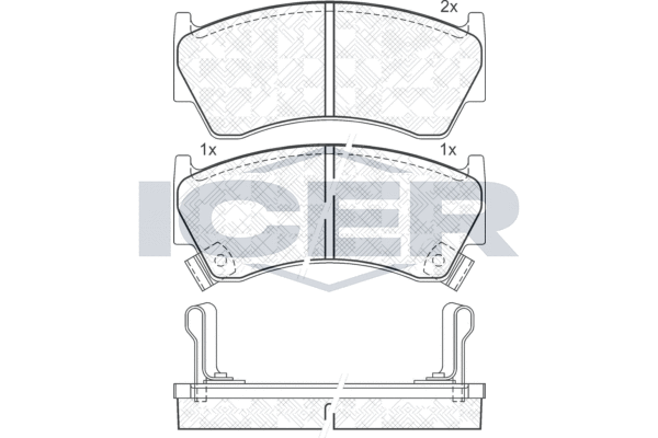 ICER Fékbetét, mind 181394_ICER