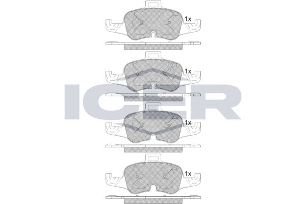 ICER Fékbetét, mind 182233_ICER