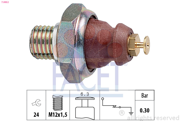 FACET Olajnyomás kapcsoló 7.0052_FACET