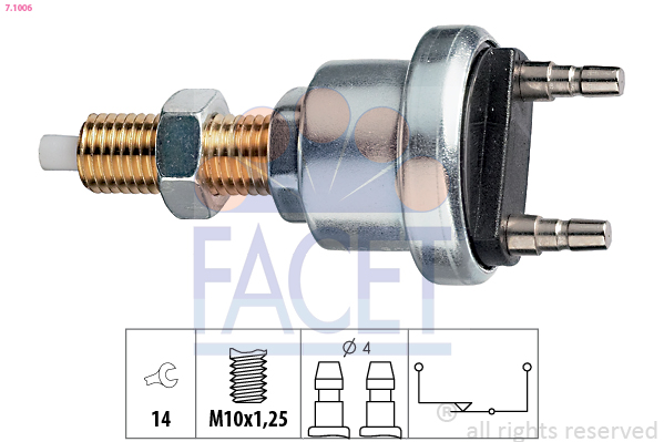 FACET Féklámpa kapcsoló 7.1006_FACET