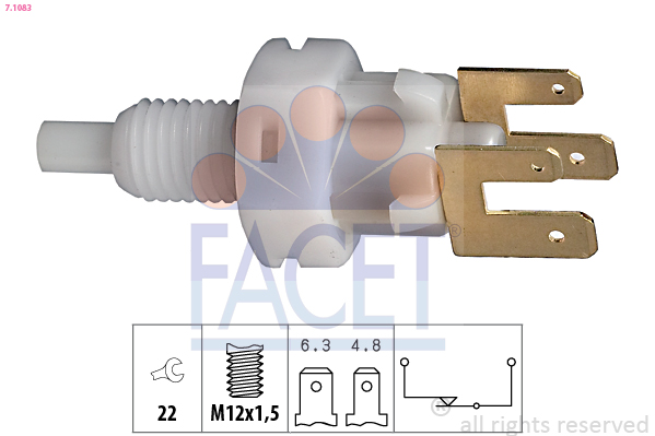 FACET Féklámpa kapcsoló 7.1083_FACET