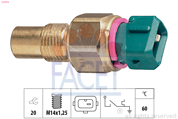 FACET Fűtéskapcsoló 7.4114_FACET