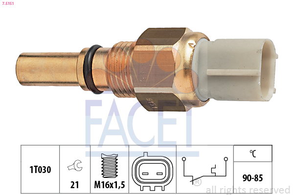 FACET Ventilátor kapcsoló 7.5151_FACET