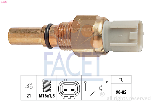 FACET Ventilátor kapcsoló 7.5267_FACET