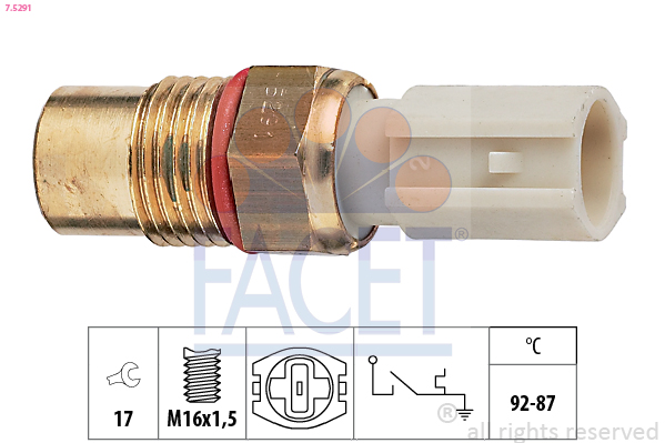 FACET Ventilátor kapcsoló 7.5291_FACET