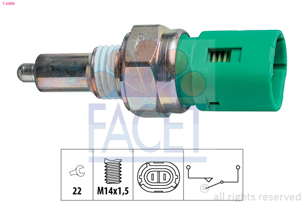 FACET Tolatólampa kapcsoló 7.6096_FACET