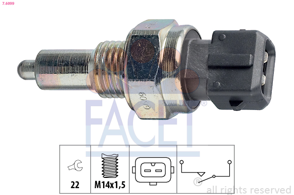 FACET Tolatólampa kapcsoló 7.6099_FACET