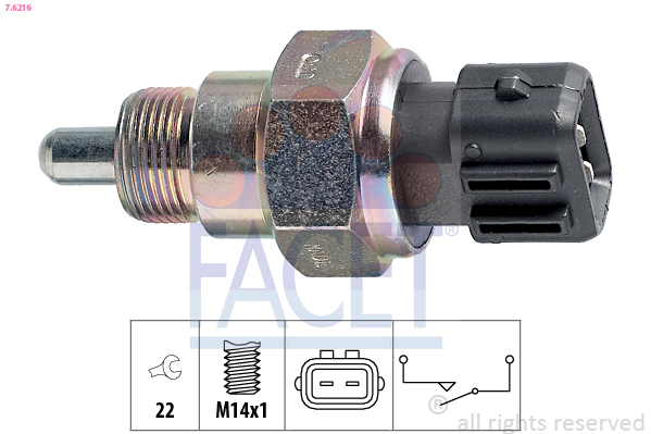 FACET Tolatólampa kapcsoló 7.6216_FACET