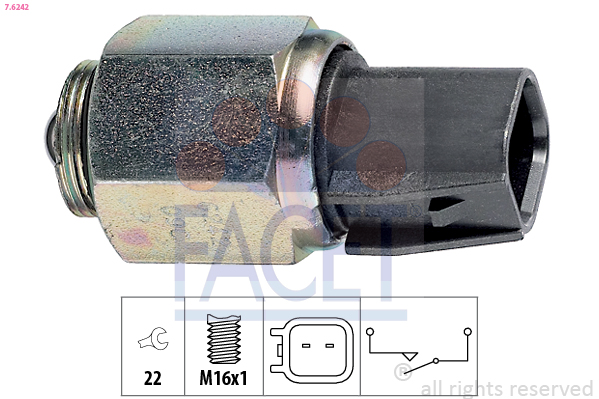 FACET Tolatólampa kapcsoló 7.6242_FACET