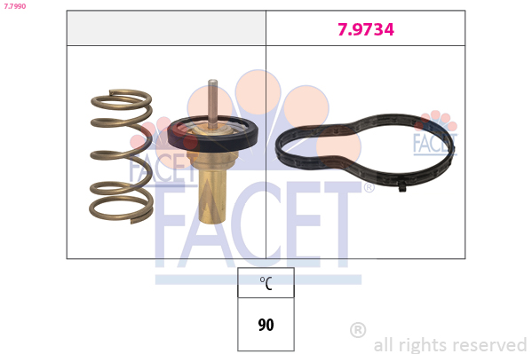 FACET Termosztát 7.7990_FACET