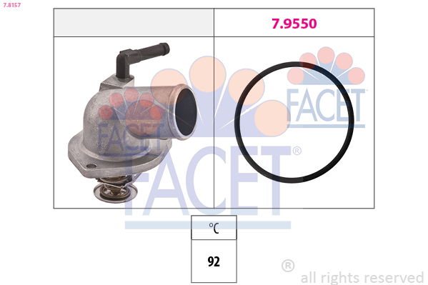 FACET Termosztát házzal 7.8157_FACET