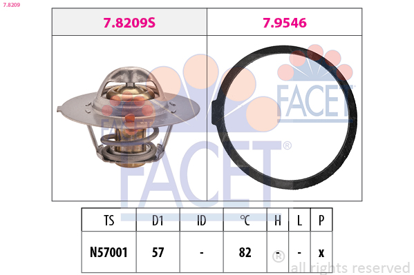 FACET Termosztát 7.8209_FACET