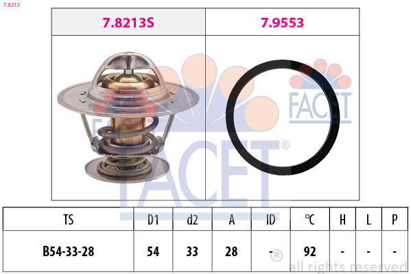 FACET Termosztát 7.8213_FACET