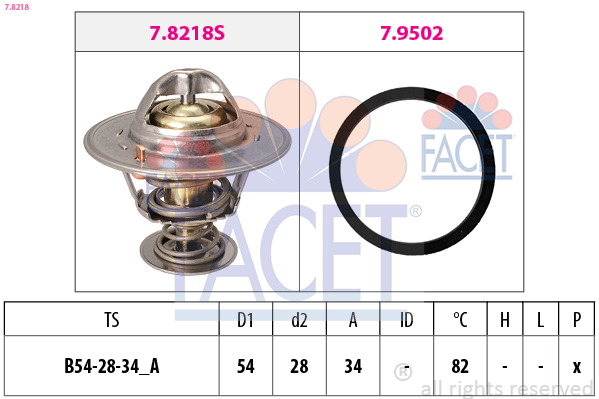 FACET Termosztát 7.8218_FACET