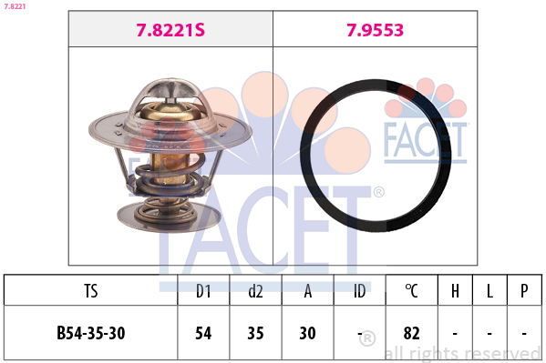 FACET Termosztát 7.8221_FACET