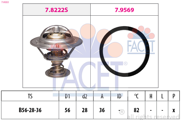 FACET Termosztát 7.8222_FACET