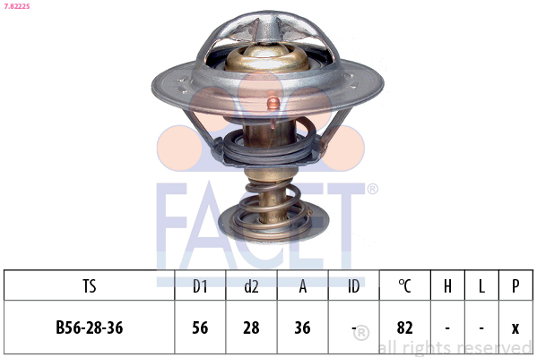 FACET Termosztát 7.8222S_FACET