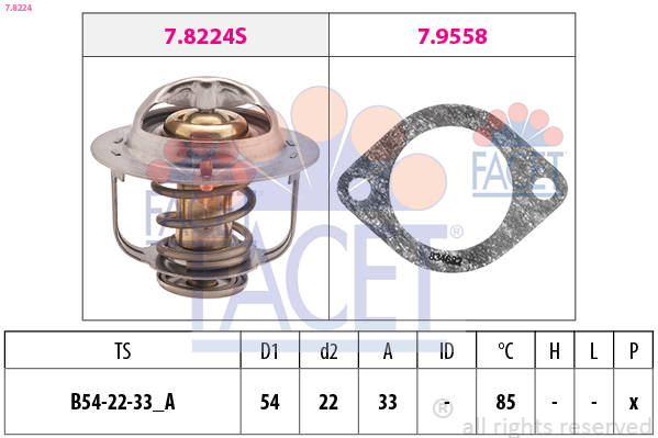 FACET Termosztát 7.8224_FACET