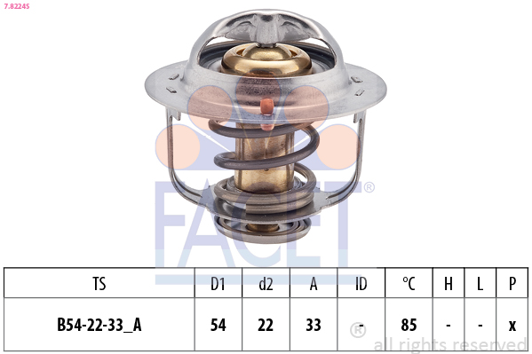 FACET Termosztát 7.8224S_FACET