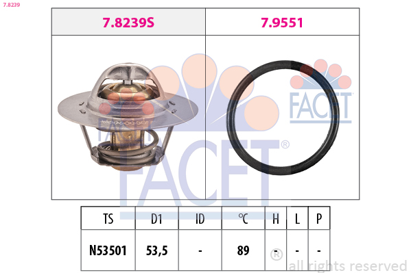 FACET Termosztát 7.8239_FACET