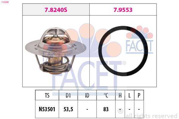 FACET Termosztát 7.8240_FACET