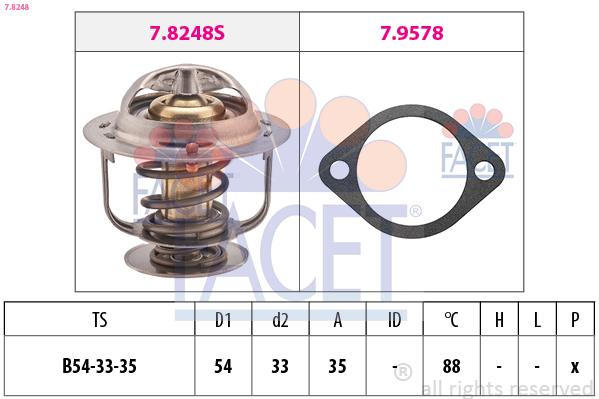 FACET Termosztát 7.8248_FACET