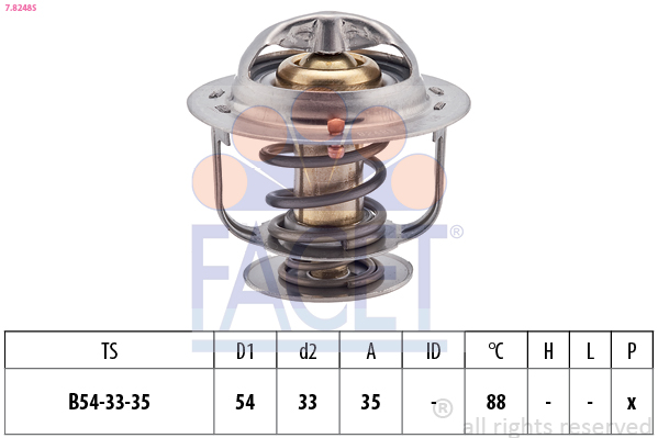 FACET Termosztát 7.8248S_FACET