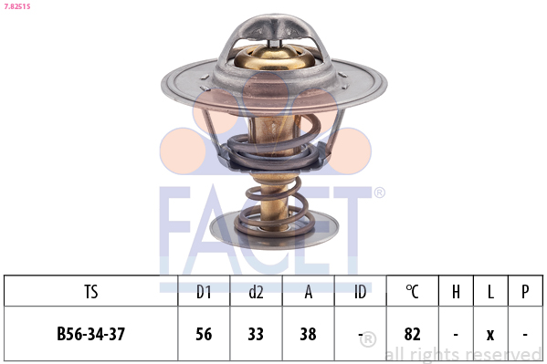 FACET Termosztát 7.8251S_FACET