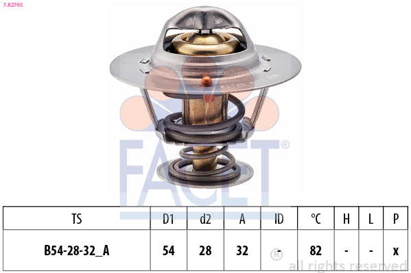 FACET Termosztát 7.8276S_FACET