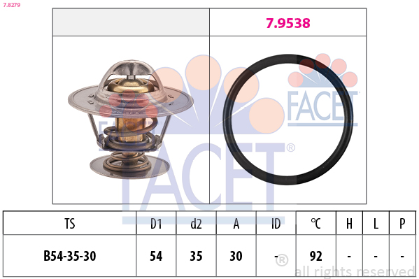 FACET Termosztát 7.8279_FACET