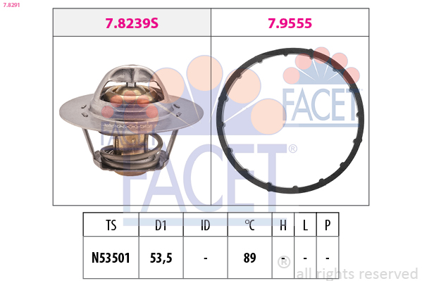 FACET Termosztát 7.8291_FACET