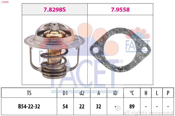 FACET Termosztát 7.8298_FACET