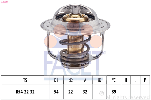 FACET Termosztát 7.8298S_FACET