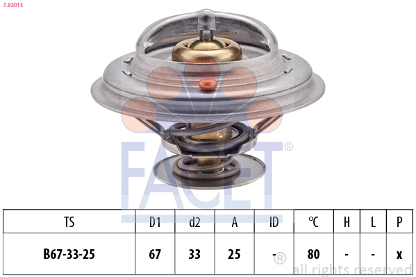 FACET Termosztát 7.8301S_FACET