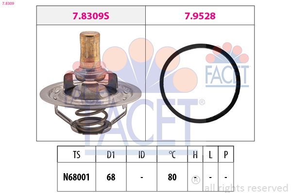 FACET Termosztát 7.8309_FACET