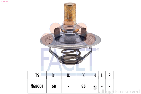 FACET Termosztát 7.8310S_FACET