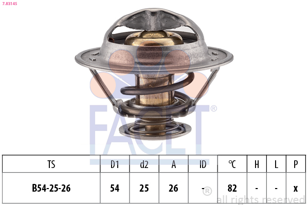 FACET Termosztát 7.8314S_FACET