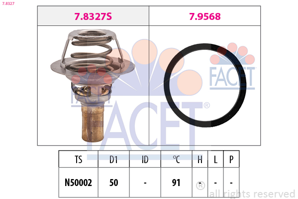 FACET Termosztát 7.8327_FACET