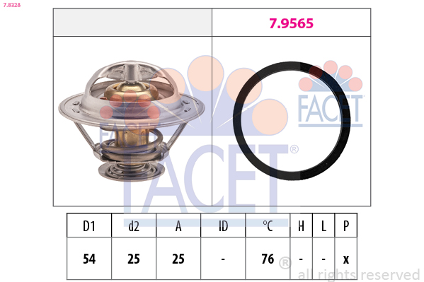 FACET Termosztát 7.8328_FACET