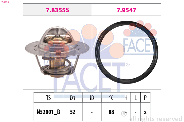 FACET Termosztát 7.8355_FACET