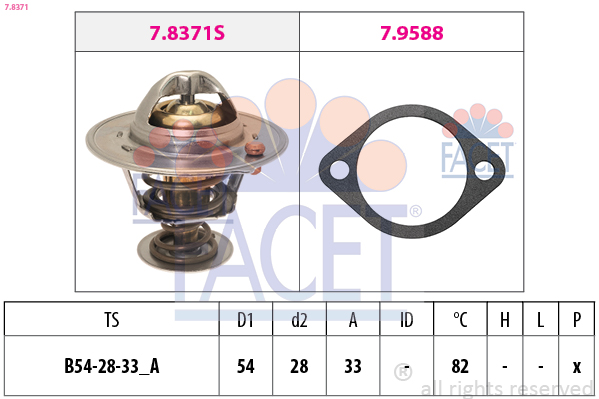 FACET Termosztát 7.8371_FACET