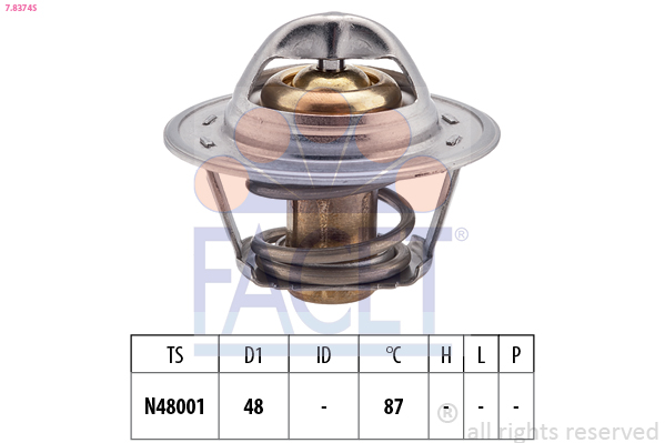 FACET Termosztát 7.8374S_FACET