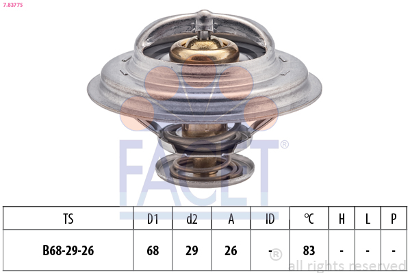 FACET Termosztát 7.8377S_FACET