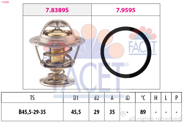 FACET Termosztát 7.8389_FACET