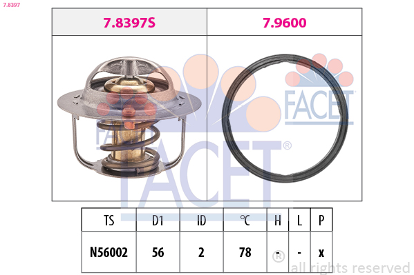 FACET Termosztát 7.8397_FACET