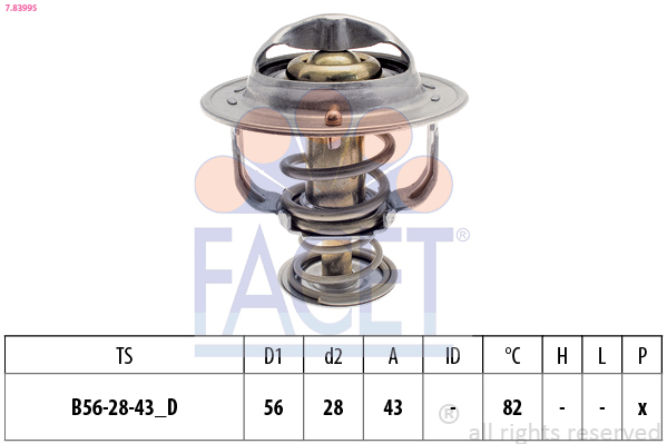 FACET Termosztát 7.8399S_FACET