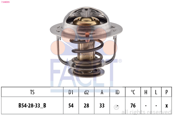 FACET Termosztát 7.8400S_FACET