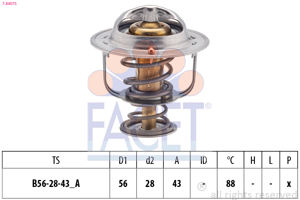 FACET Termosztát 7.8407S_FACET