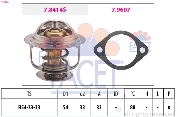 FACET Termosztát 7.8414_FACET