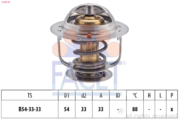 FACET Termosztát 7.8414S_FACET